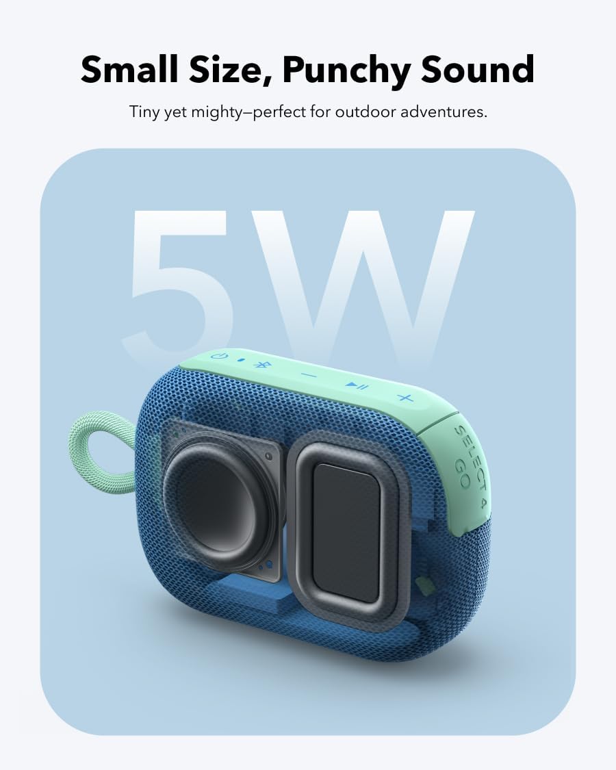Anker Soundcore Select 4 Go Portable Speaker - IP67 Waterproof / 20H / Blue