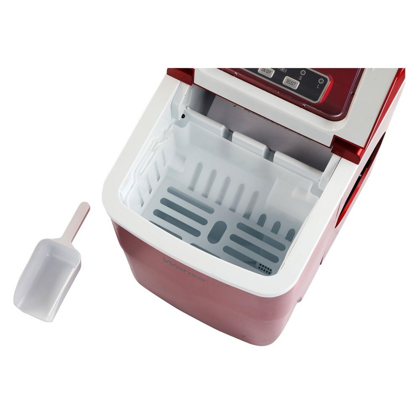 Wansa 12kg Ice Maker (HZB-12B) - Red
