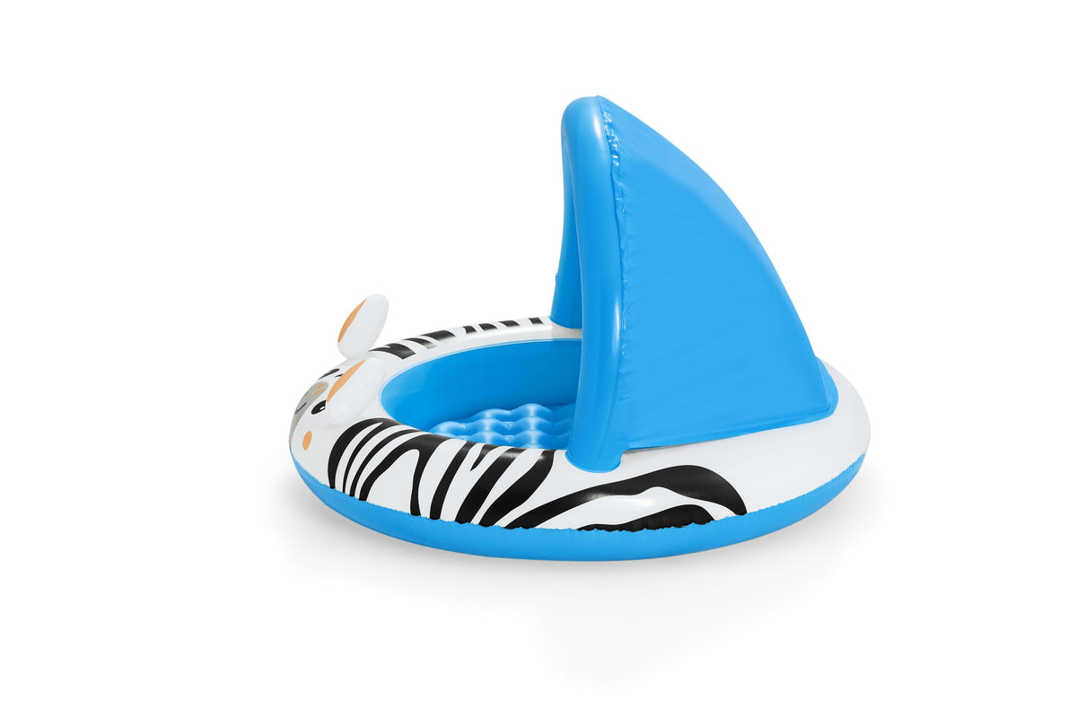 Bestway 97Cm X H66Cm Safari Sun Shaded Baby Pool (Contents:1 Pool, Repair Patch) Age 2+