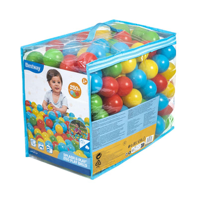 Bestway 5.85cm splash & play 250 play balls (250 play balls) age 1+