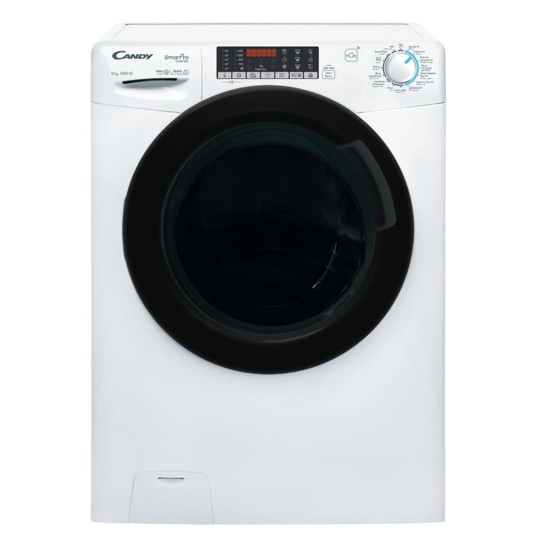 Candy SmartPro Front Load Washer 10Kg 1400rpm, Wifi + Bluetooth, (CSO4106TWMB-19) - White