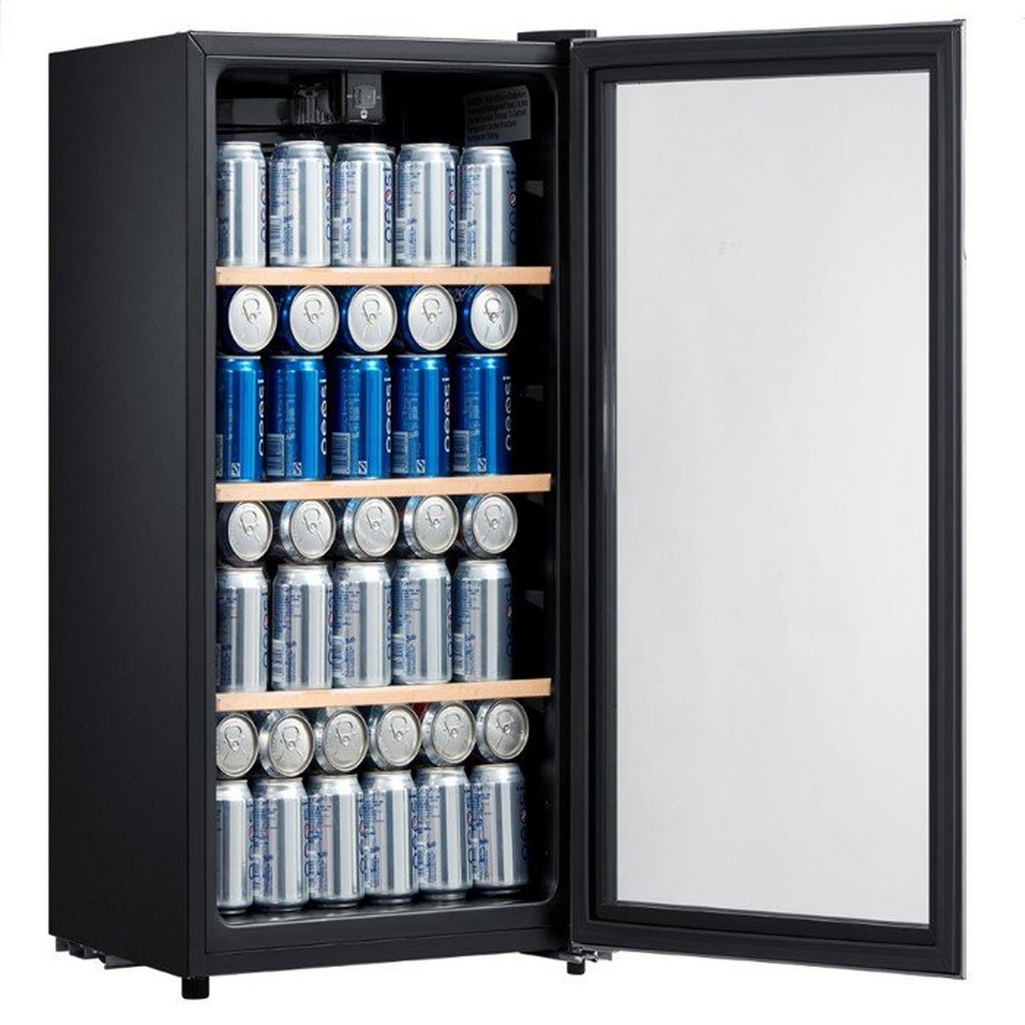 Wansa Beverage Cooler, 3.5CFT, WUSCO-99-GLC62 - Grey