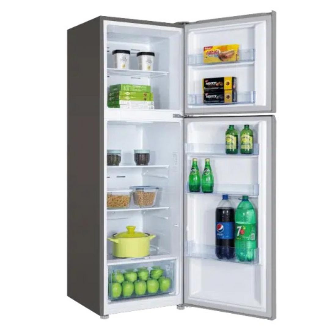 TCL Top Freezer Refrigerator, 10.1CFT, 286 Liters, P370TMN - Inox