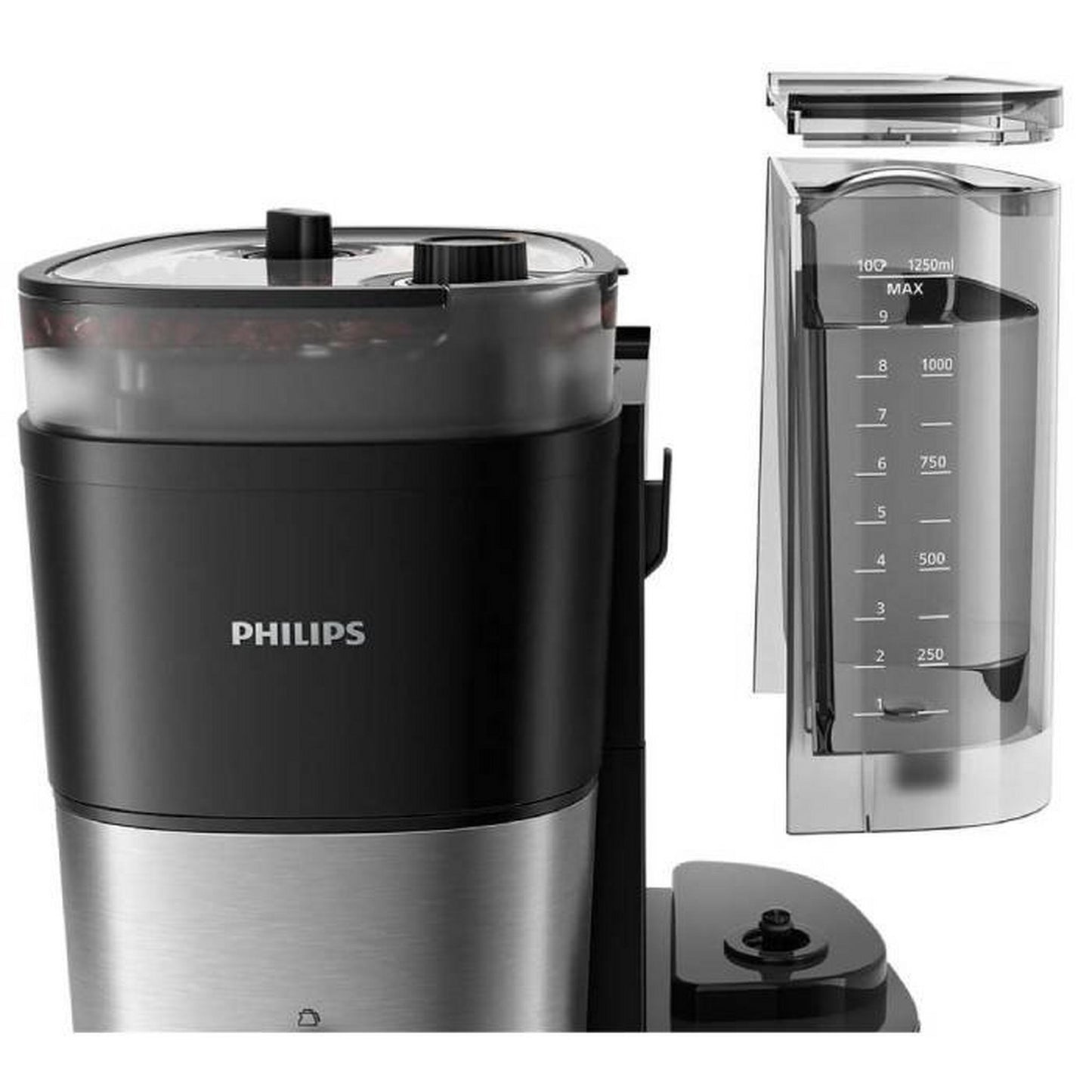 Philips All-in-1 Brew Coffee Maker, 1.25L, HD7900/50 – Black
