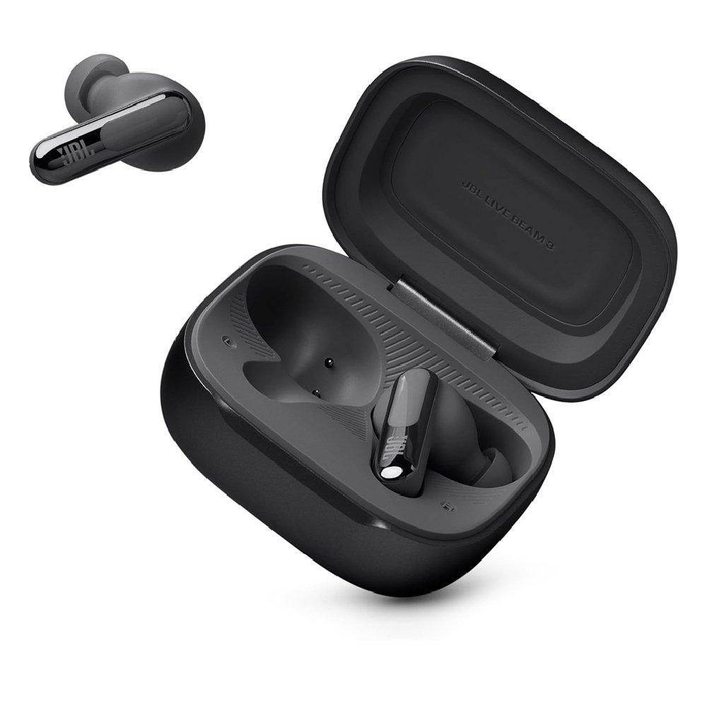 JBL Live Beam 3 True Wireless Earbuds with Screen – Black