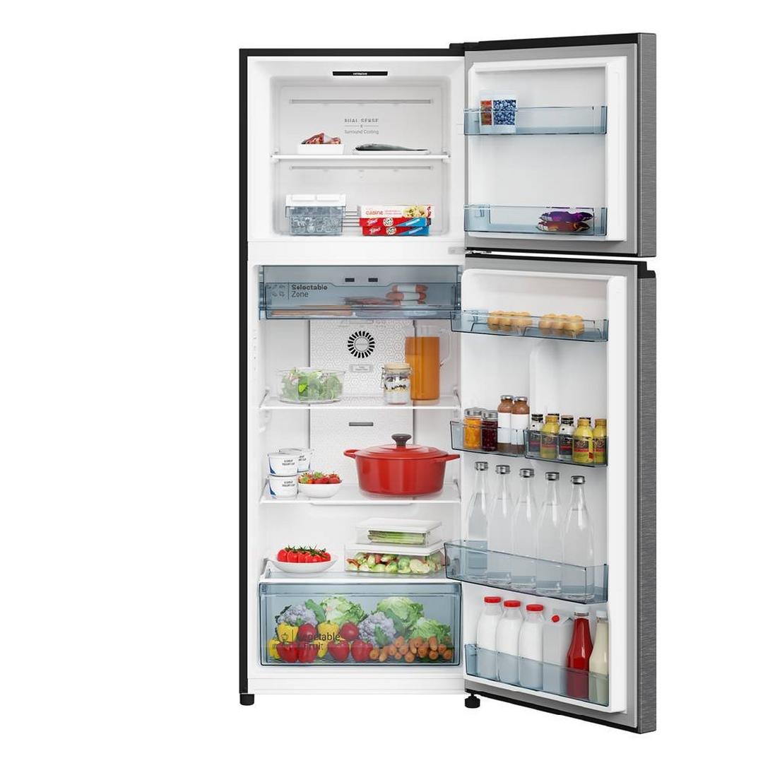 Hitachi Top Freezer Refrigerator, 409L, 16CFT, HRTN6443SXKW - Inox