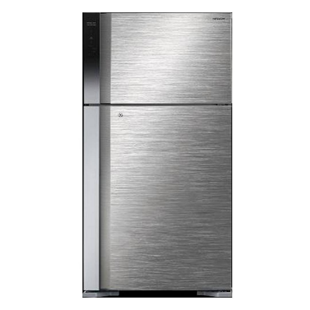 Hitachi Top Freezer Refrigerator, 550L, 21CFT, R-V760PK7K-3 BSL - Brilliant Silver