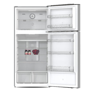 Daewoo Top Mount Refrigerator, Frost-Free Inverter Compressor, 635 L Net Capacity, Digital Display, Twist Icemaker, DR-T7741DI – Inox