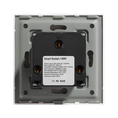 Gopeta Smart Wi-Fi UK Single Socket - 13A / Black
