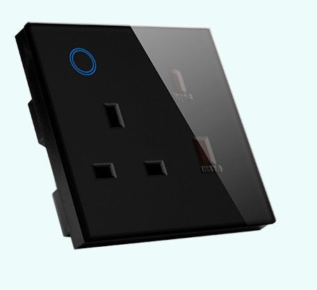 Gopeta Wi-Fi UK Single Socket - 13A / USB-A / USB-C / Black