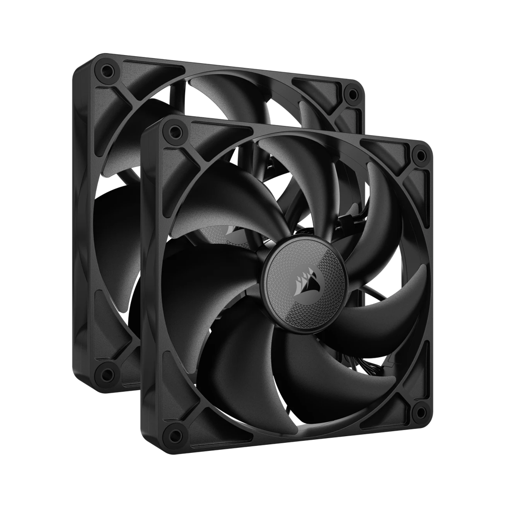 CORSAIR iCUE LINK RX140 PWM Fan Twin Starter Kit - 140mm / Black