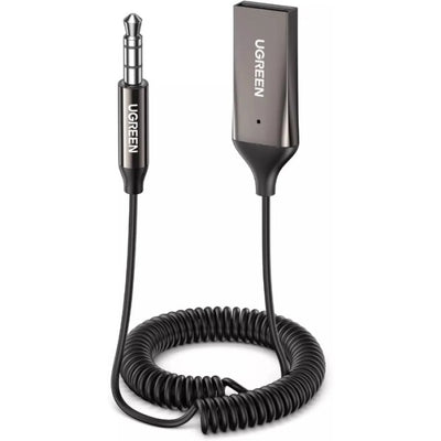 UGREEN Bluetooth Car Receiver Aux with Mic - Space Gray