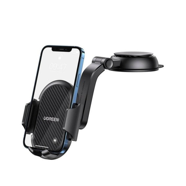 UGREEN Waterfall-Shaped Suction Cup Phone Mount - Black