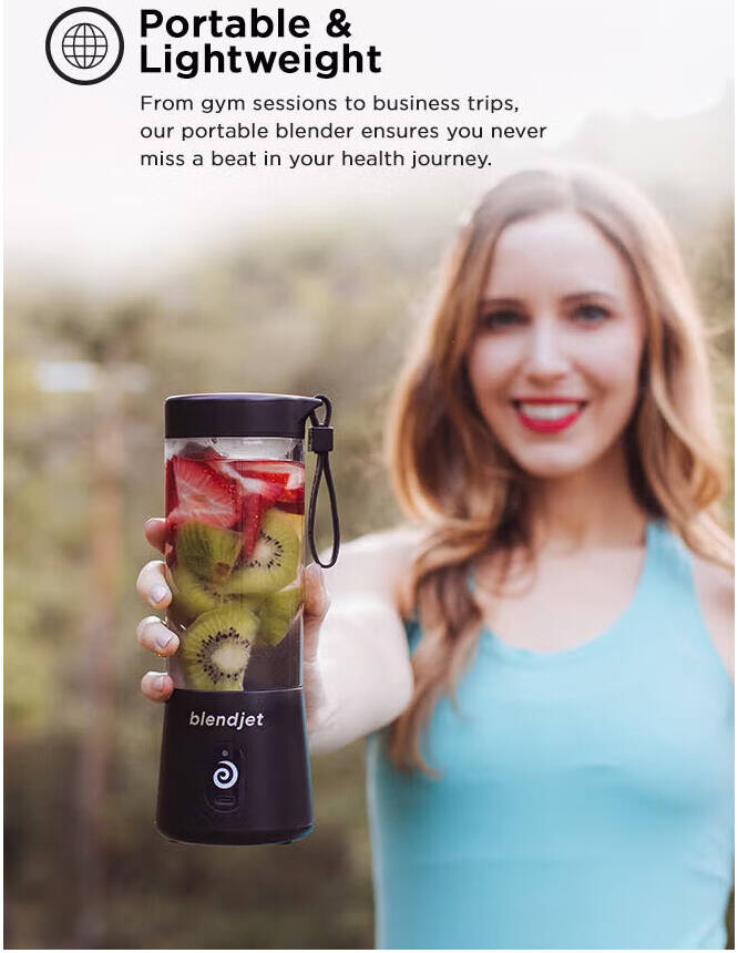 BlendJet V2 Portable Blender - 475ml / 200W / USB-C / Mint