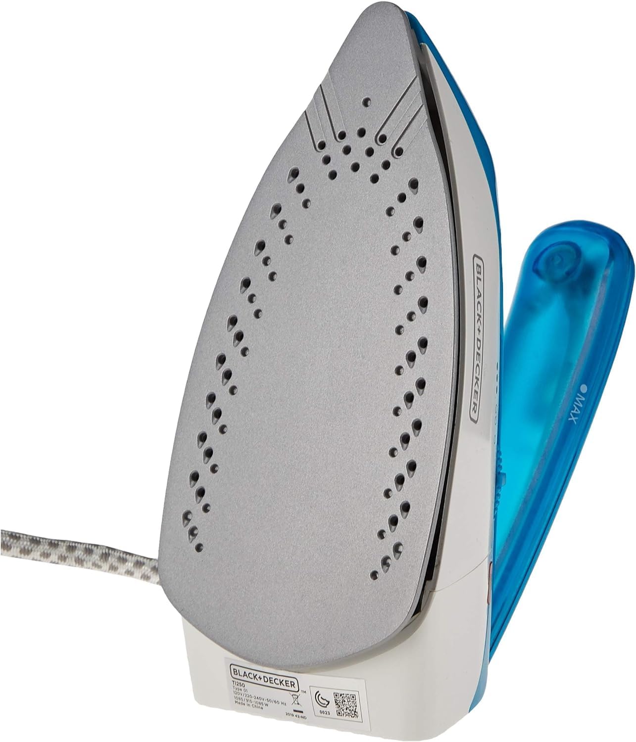 Black+Decker Dual Voltage Travel Steam Iron - 1085W / Blue