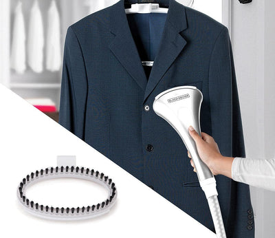 Black+Decker Digital Garment Steamer with Ironing Board - 2000W / 6 Adjustable Steam Levels / White/Rose Gold