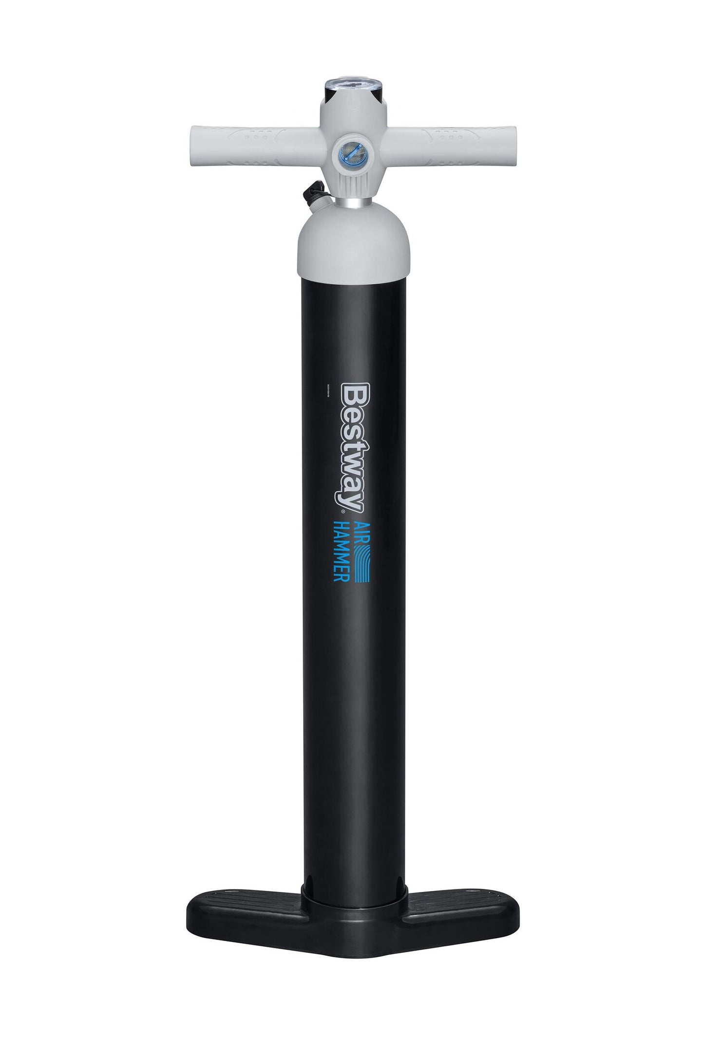 Bestway air hammer sport high pressure manual air pump (hand pump, flexible hose(1.2m), 5 sizes of safety valve adaptors,)