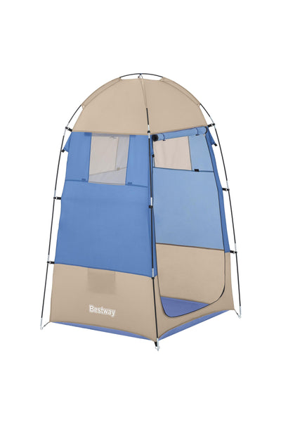 Bestway 1.10m x 1.10m x 1.90m station port (contents:tent, carry bag, eight pegs, one layer)