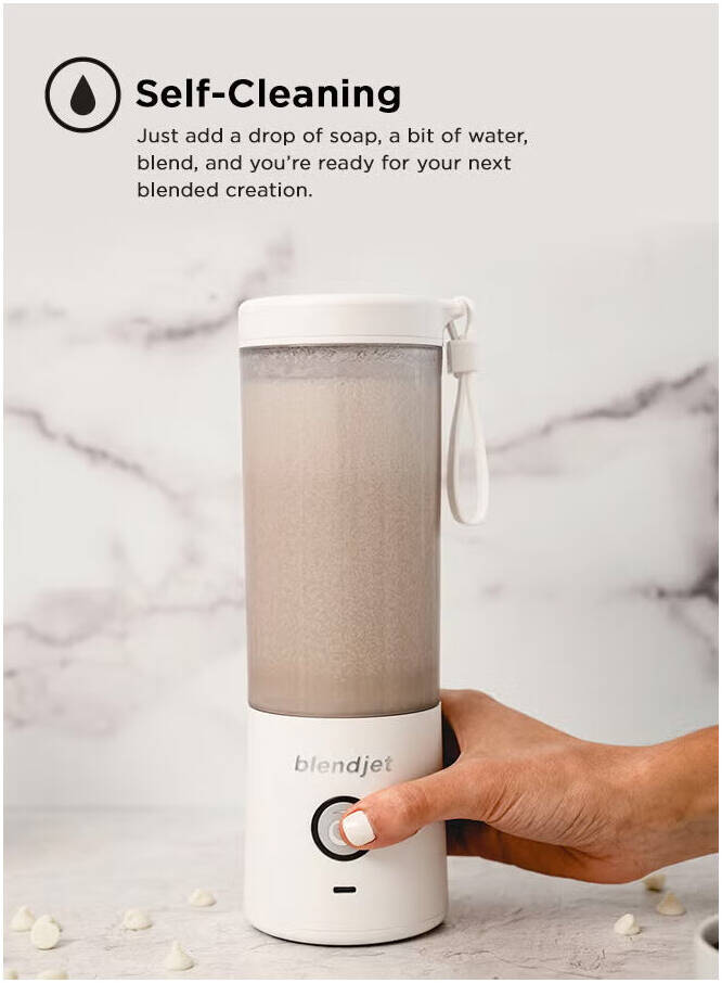 BlendJet V2 Portable Blender - 475ml / 200W / USB-C / Apricot