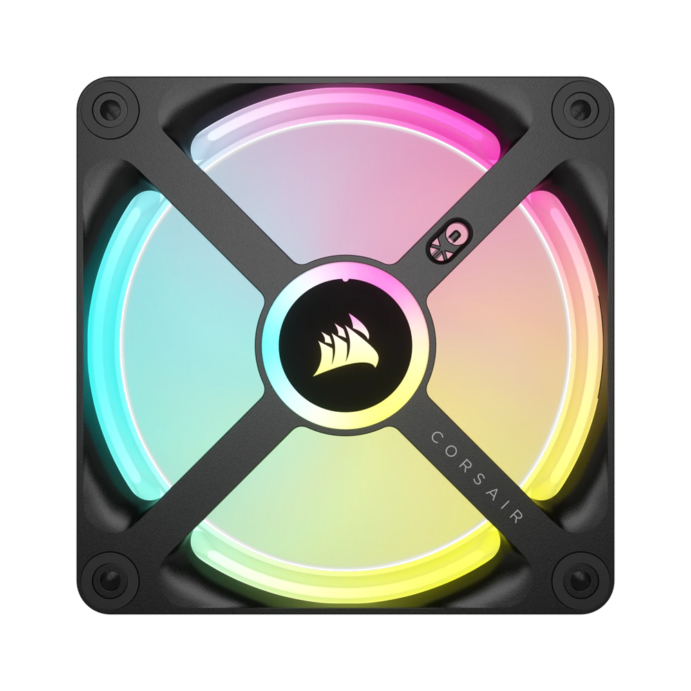 CORSAIR iCUE LINK QX140 RGB PWM Case Fan Expansion Kit - 140mm / Black