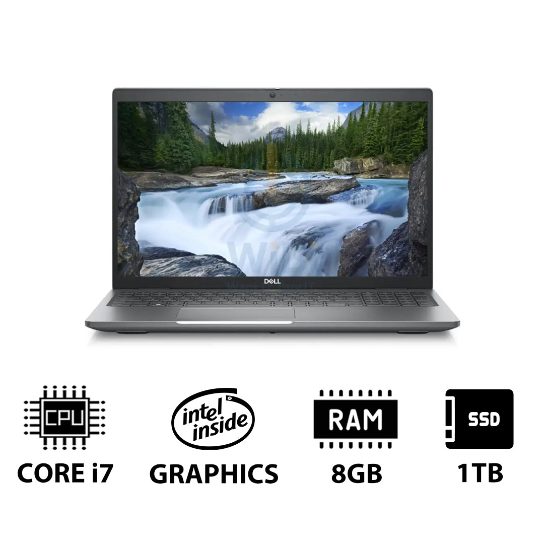 Dell Latitude 5540 - 15.6" FHD / i7 / 8GB / 1TB (NVMe M.2 SSD) / DOS (Without OS) / 1YW - Laptop