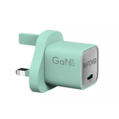 RAVPower RP-PC1056 Mini GaN Charger - 30W / Type-C / Green