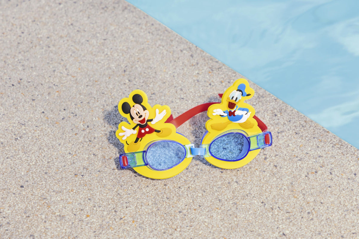 Bestway Deluxe Goggles Mickey (One Pair Of Goggles, 1 Assorted Character Designs) Age 3+