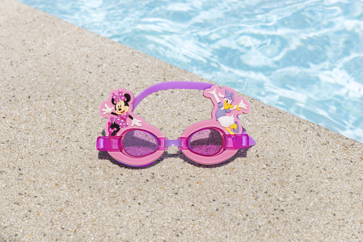 Bestway Deluxe Goggles Minnie (One Pair Of Goggles, 1 Assorted Character Designs) Age 3+
