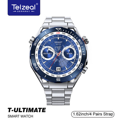 Telzeal T-Ultimate Smart watch Metal Straps Accessories > Smart Watches