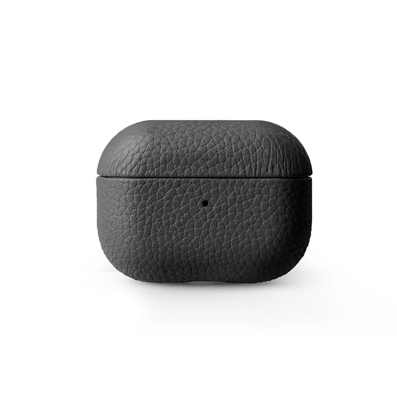 Melkco Premium Leather Case - Apple Airpod Pro 2 / Black Accessories > Mobiles & Tablets