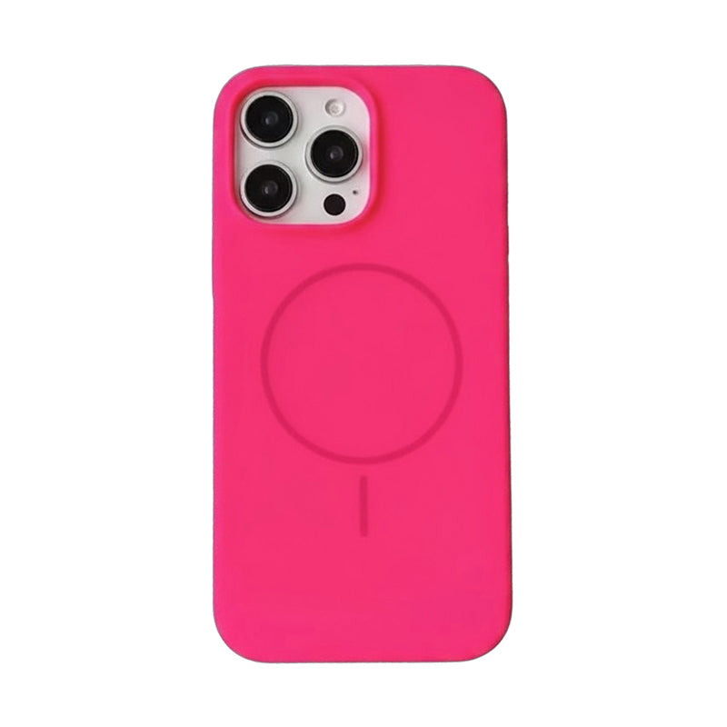 Silicon Case For Apple iPhone 16 Pro Max / Rose Red Accessories > Mobiles & Tablets > Mobiles > Covers & Cases