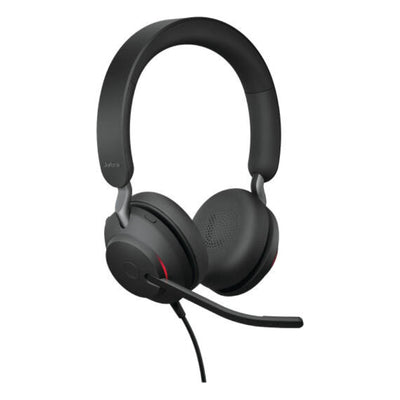 Jabra Evolve2 40 SE MS Stereo Headphone - Wired / USB-C/A / Black