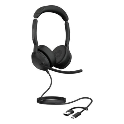 Jabra Evolve2 50 MS Stereo Headphone - Wired / USB-C/A / Black