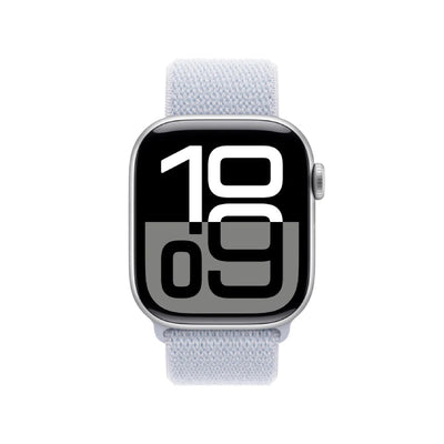 Apple Watch Series 10 with Sport Loop - LTPO OLED / 64GB / 46mm / Bluetooth / Wi-Fi / Blue Cloud Smart Watches