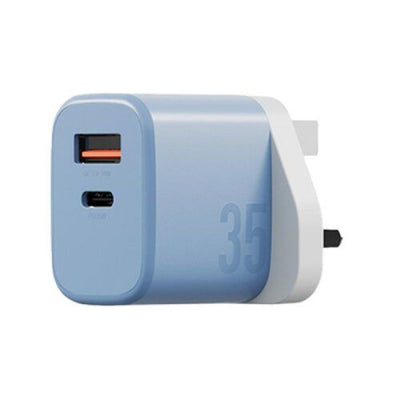 Bazic Goport Velox Bundle, 1C1A Charger 35W(Uk) With Weave Cable - Bubblegum