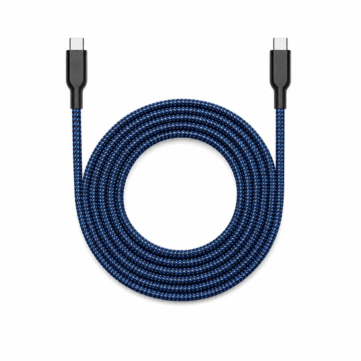 ENERGIX Q8 Fast Charging & High-Speed Data Transfer Cable - 60W / USB-C / 3 Meter / Cyber Blue