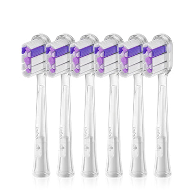 Laifen Head Transparent Toothbrush - Ultra White / Pack Of 3