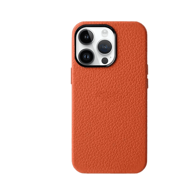 Melkco Origin Paris Magsafe Leather Case - Apple iPhone 14 Pro / Orange Accessories > Mobiles & Tablets > Mobiles >