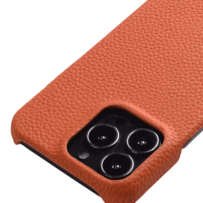 Melkco Back Snap Series Leather Regal Case - Apple iPhone 14 Pro / Orange Accessories > Mobiles & Tablets > Mobiles >
