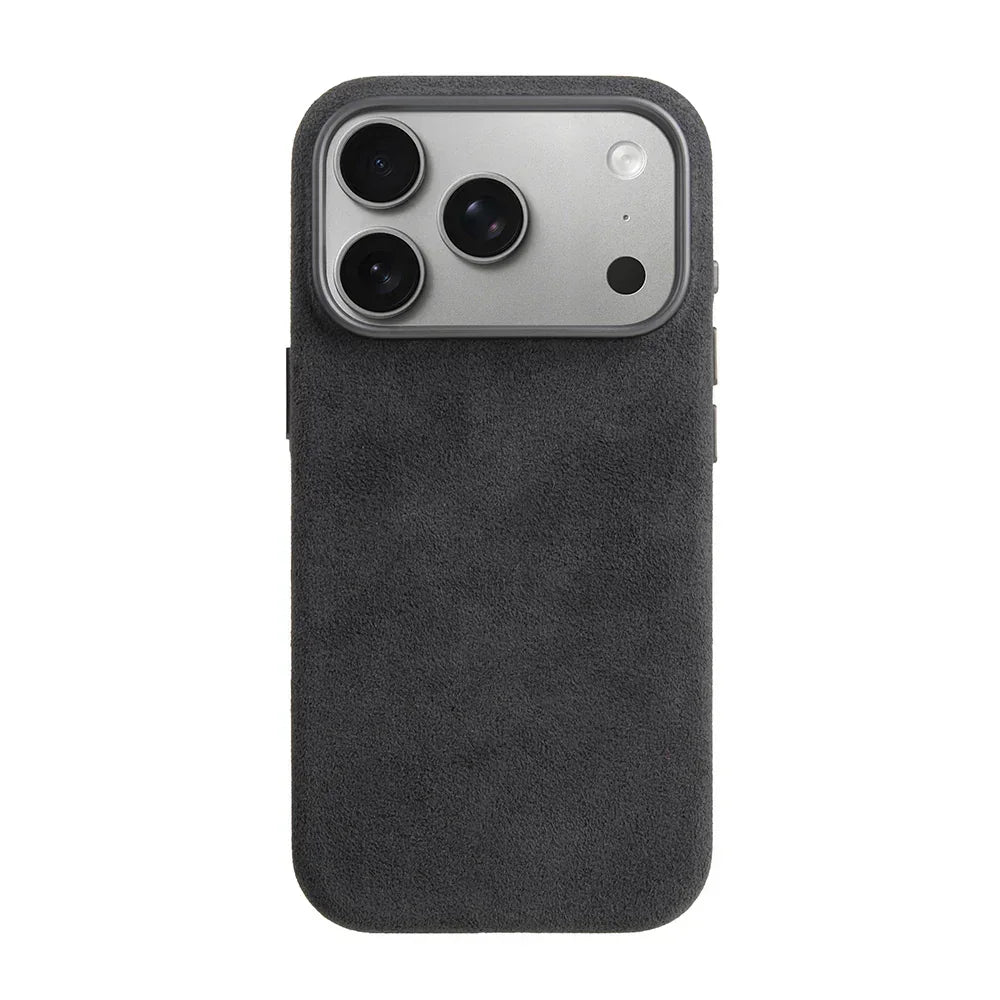 Melkco Alcantara Magsafe Case For Apple iPhone 17 Pro Max - Grey