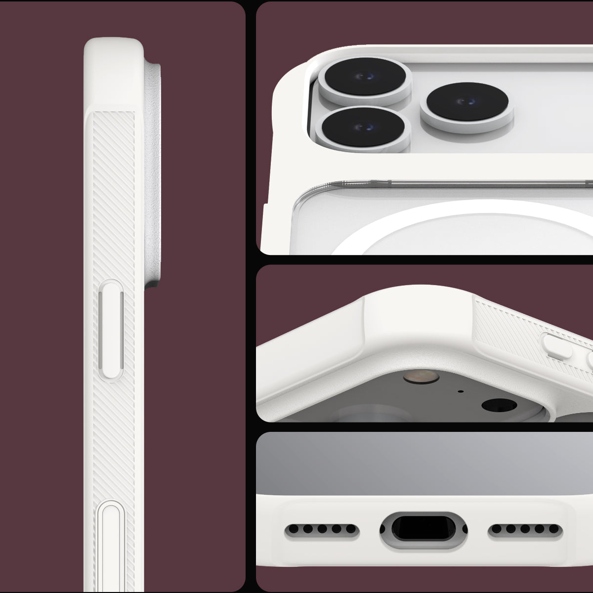 Araree Duple Armor Magsafe Cover for Apple iPhone 18 Pro/Apple iPhone 17 Pro - White