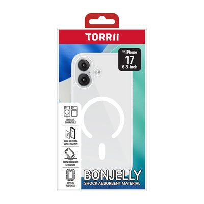 Torrii Bonjelly Magsafe Case for Apple iPhone 17 (6.3”) - Clear