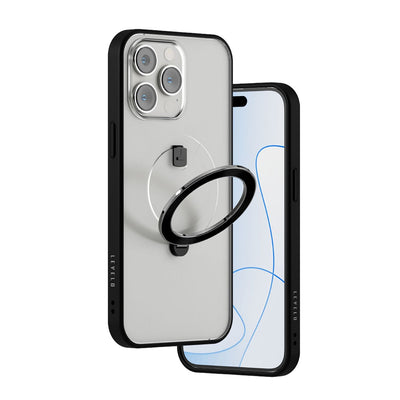 Levelo MagSafe Ringo Multi-Functional Kickstand Case - Apple iPhone 14 Pro Max / Black Accessories > Mobiles & Tablets
