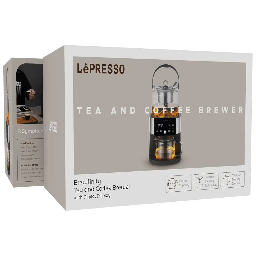 LePresso Brewfinity Tea and Coffee Brewer - Black Color