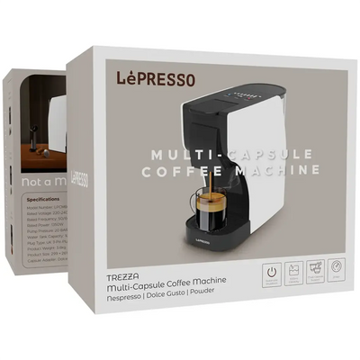 LePresso Multi-Capsule Coffee Machine - White Color