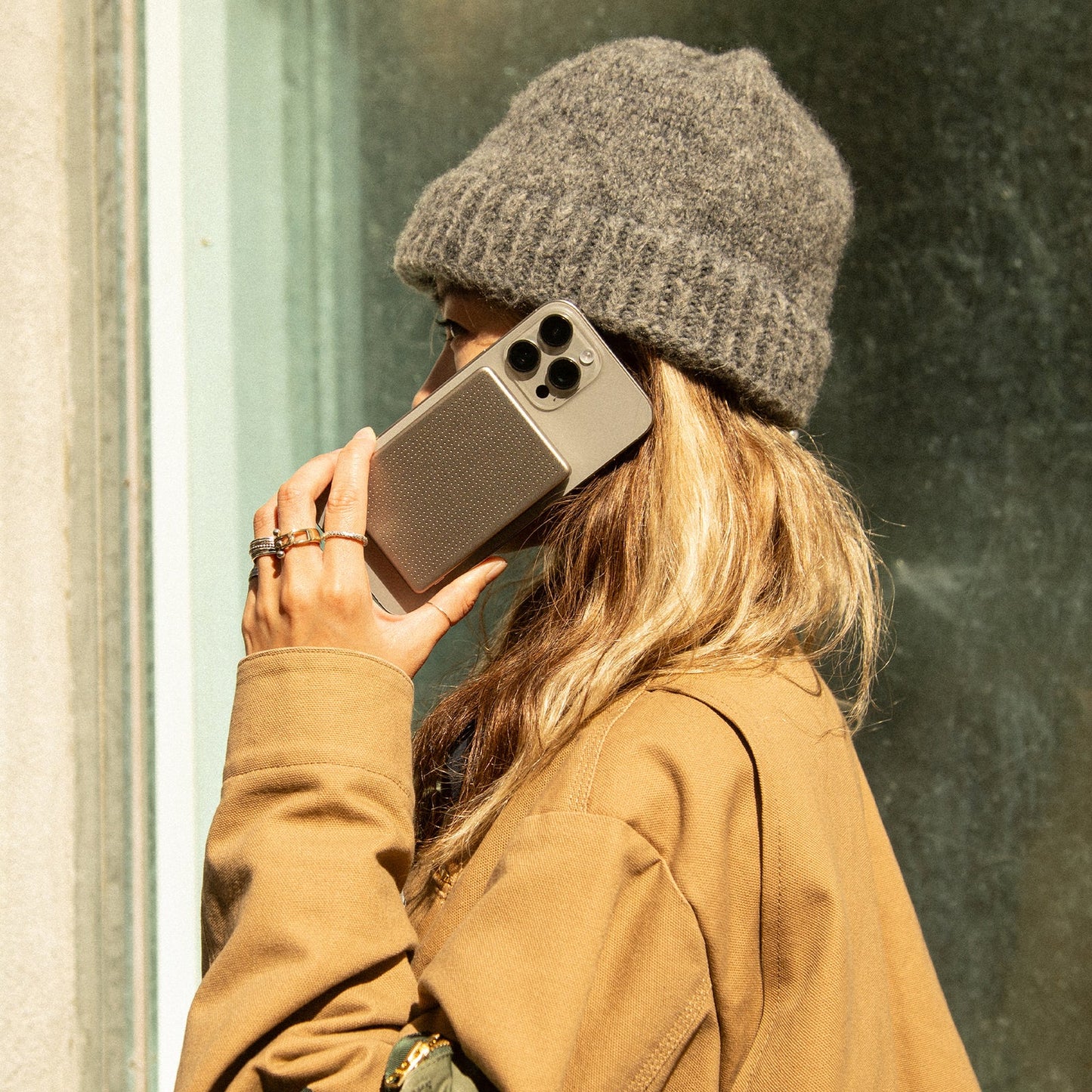 Native Union Active Magnetic Power Bank 5000mAh - Sand Stone