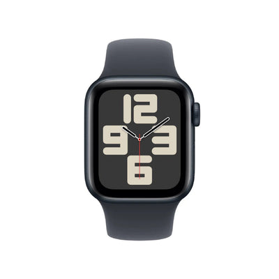 Apple Watch SE (2nd Gen) with Sport Band - LTPO OLED / 44mm / Medium/Large / Bluetooth / Wi-Fi / Midnight Smart Watches