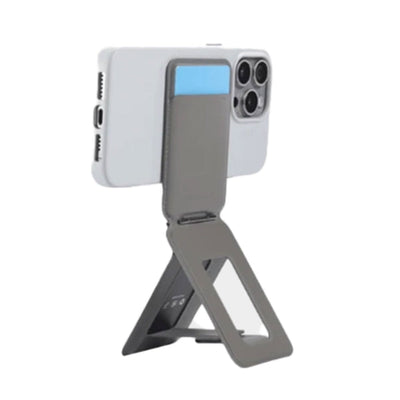 MOFT Snap-On iPhone Stand & Wallet - Taupe Natural