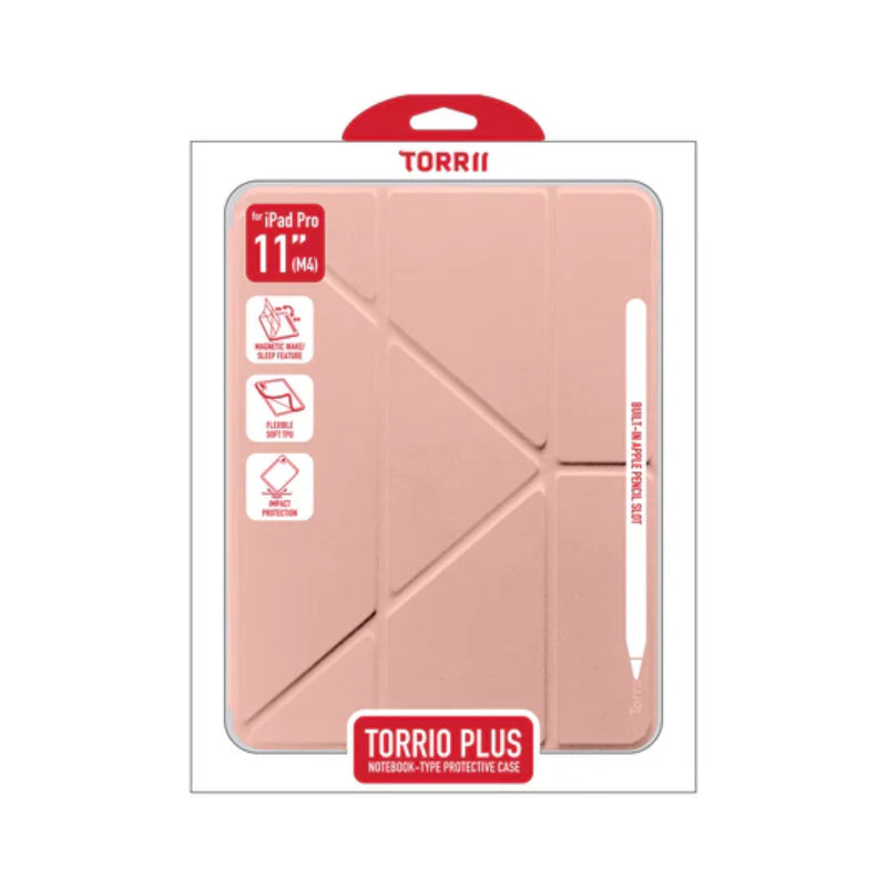 Torrii Torrio Plus Case - Apple iPad Pro 11-inch (M4) / Pink Accessories > Mobiles & Tablets > Mobiles > Covers & Cases