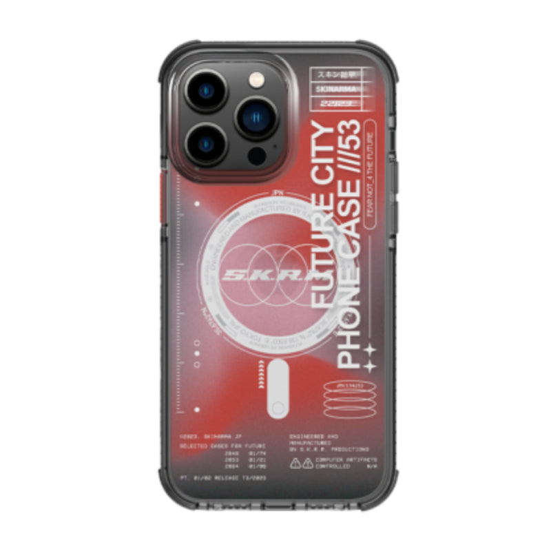 SKINARMA Shorai MagSafe Case - Apple iPhone 14 Pro / Red Accessories > Mobiles & Tablets > Mobiles > Covers & Cases